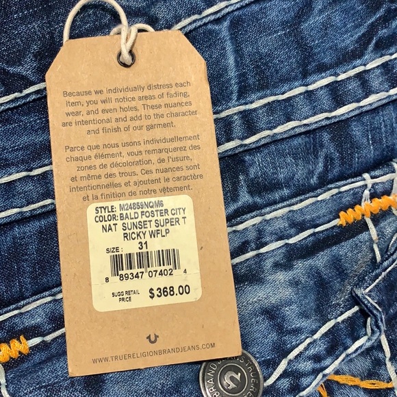 True religion jeans size 31 Ricky - Picture 2 of 4